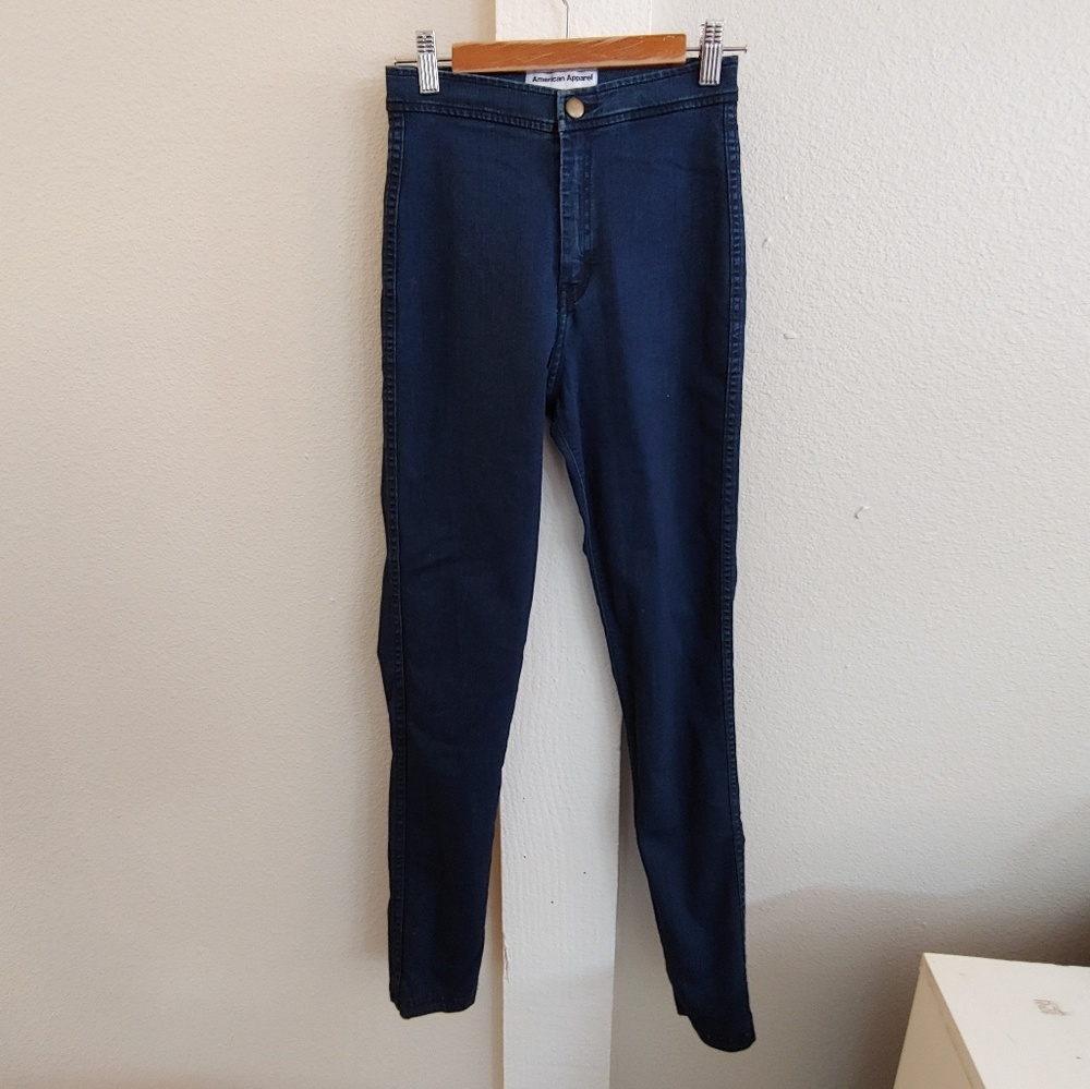American Apparel Pencil High Waist Jeans Small